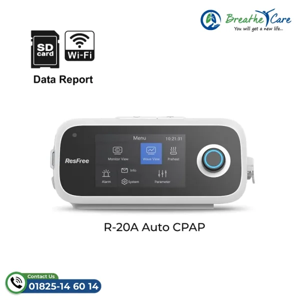 ResFree R-20 Auto CPAP with Heated Tube and Wifi