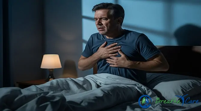 রাতে শ্বাসকষ্ট বোঝার উপায়: করণীয় ও প্রতিকার