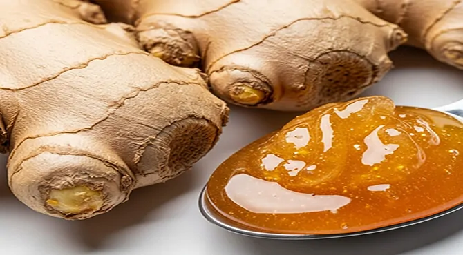 আদা ও মধু